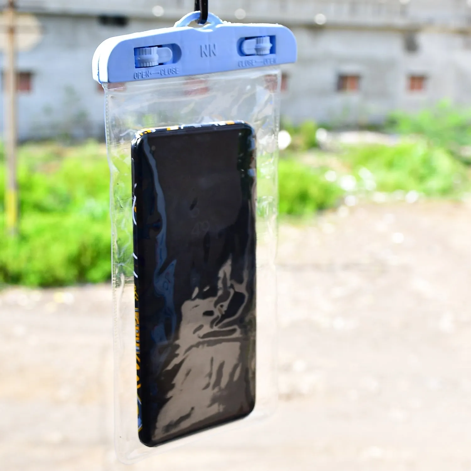 4635 Mobile Waterproof Sealed Transparent Plastic Bag / Pouch Cover for All Mobile Phones