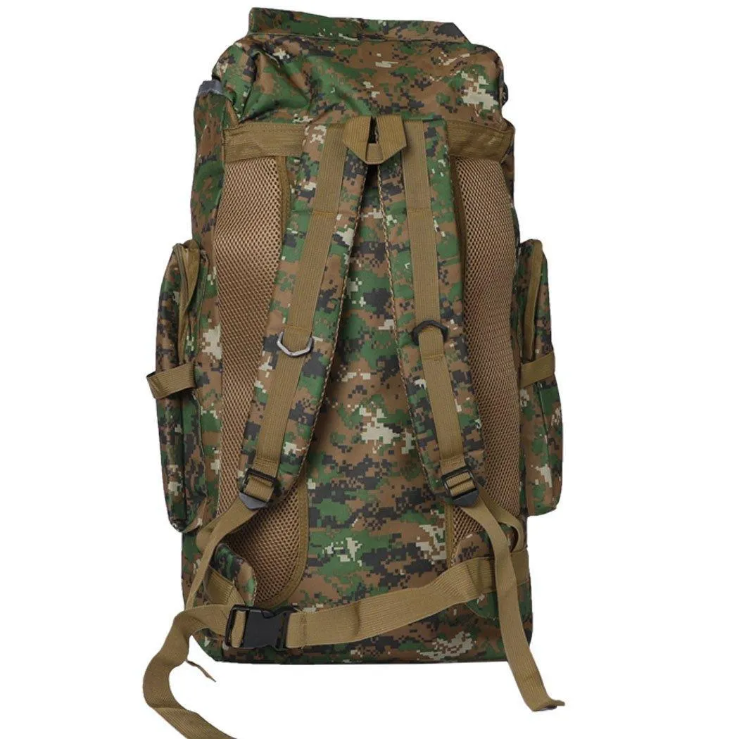 80L Military Tactical Backpack Rucksack Hiking Camping Outdoor