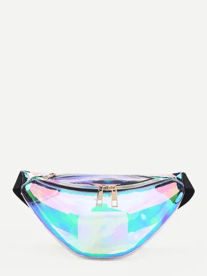 90s Clear Iridescent Fanny pack