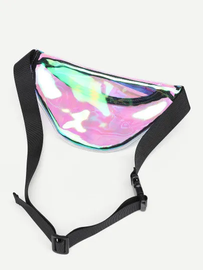 90s Clear Iridescent Fanny pack