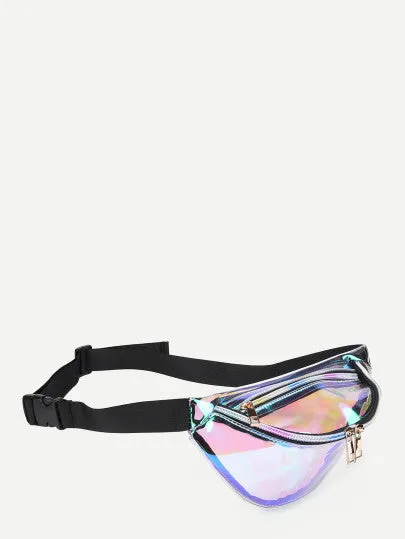 90s Clear Iridescent Fanny pack