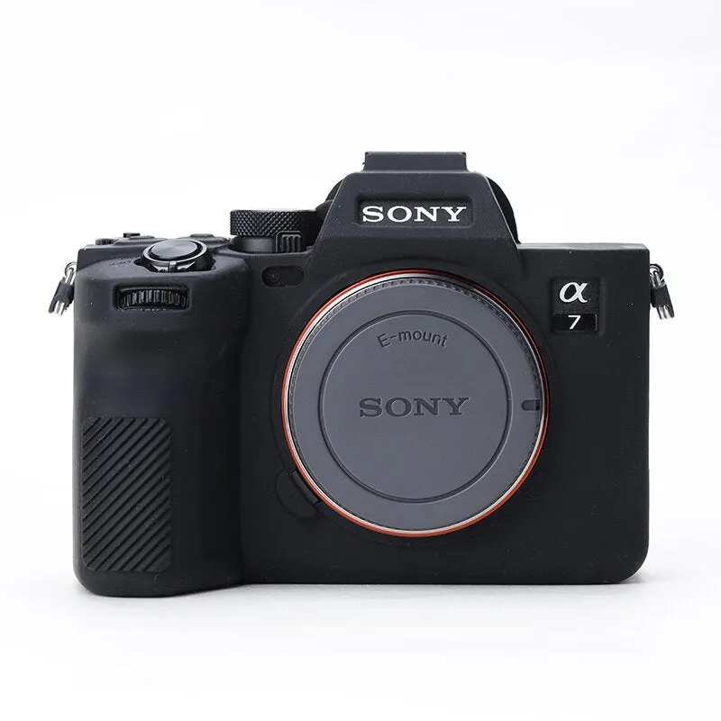 A7M4 Silicone Armor Skin Case Body Cover Protector Mirrorless Camera Bag For Sony A7 IV A7IV ILCE-7M4