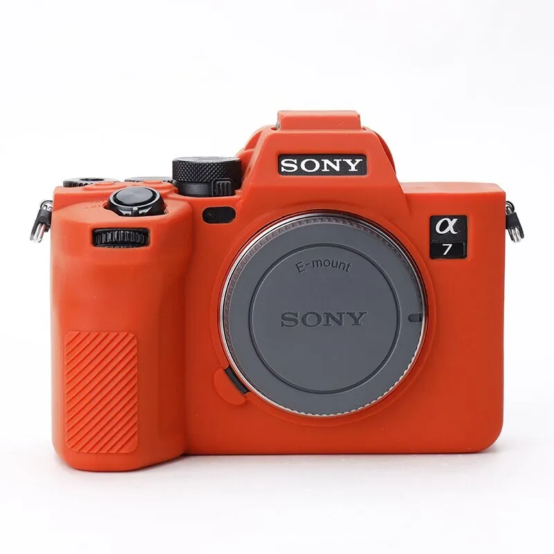 A7M4 Silicone Armor Skin Case Body Cover Protector Mirrorless Camera Bag For Sony A7 IV A7IV ILCE-7M4