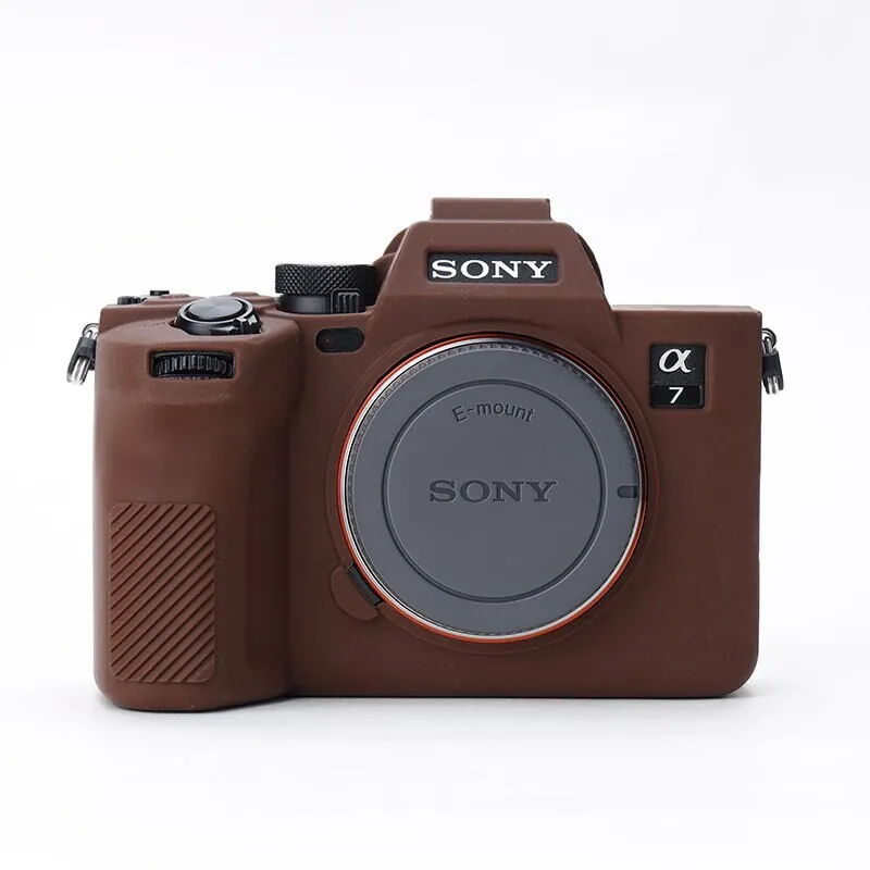 A7M4 Silicone Armor Skin Case Body Cover Protector Mirrorless Camera Bag For Sony A7 IV A7IV ILCE-7M4