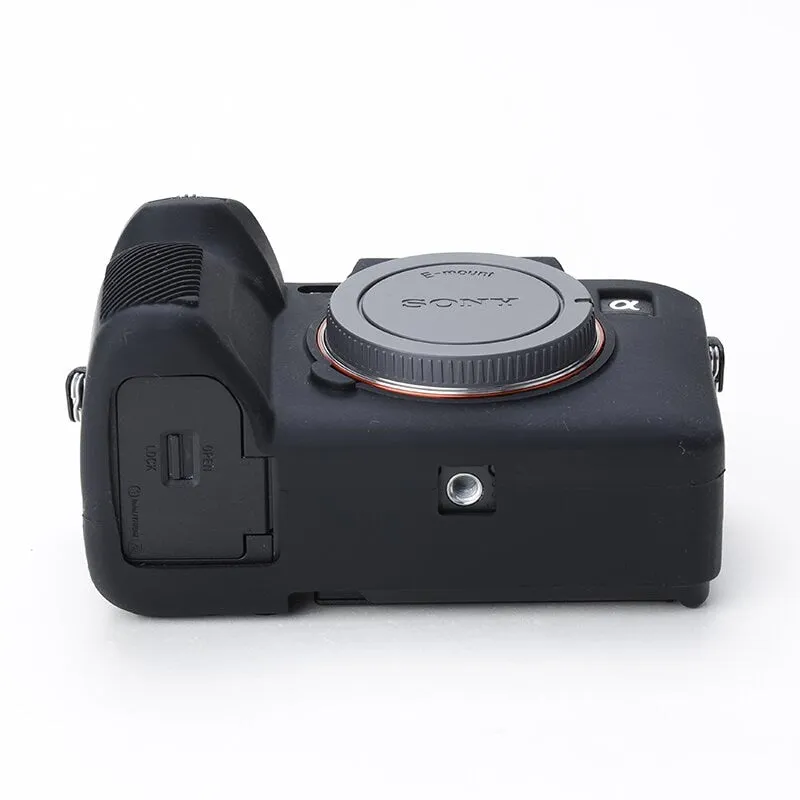 A7M4 Silicone Armor Skin Case Body Cover Protector Mirrorless Camera Bag For Sony A7 IV A7IV ILCE-7M4