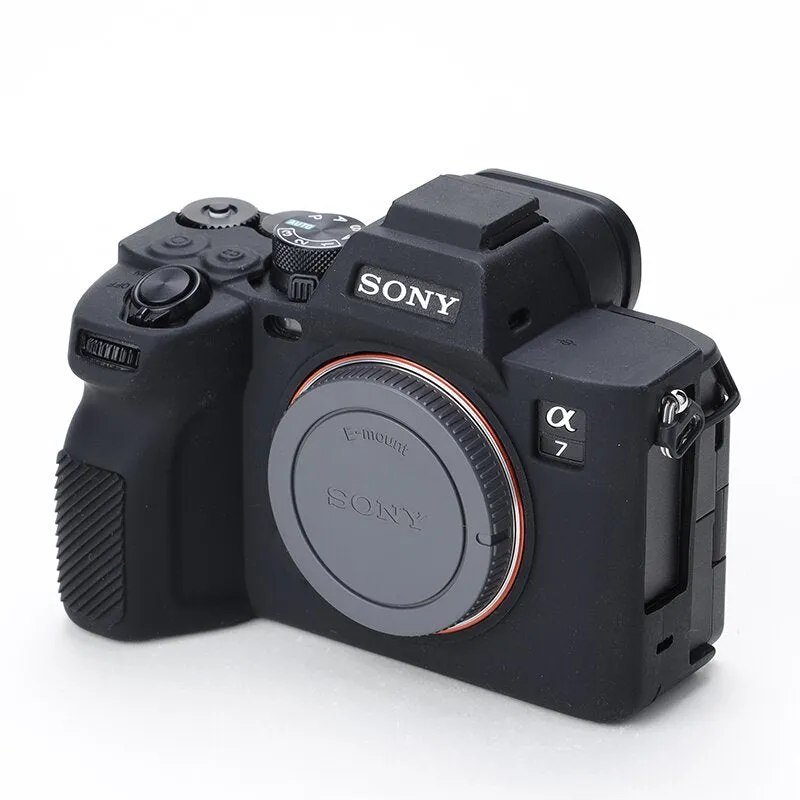 A7M4 Silicone Armor Skin Case Body Cover Protector Mirrorless Camera Bag For Sony A7 IV A7IV ILCE-7M4