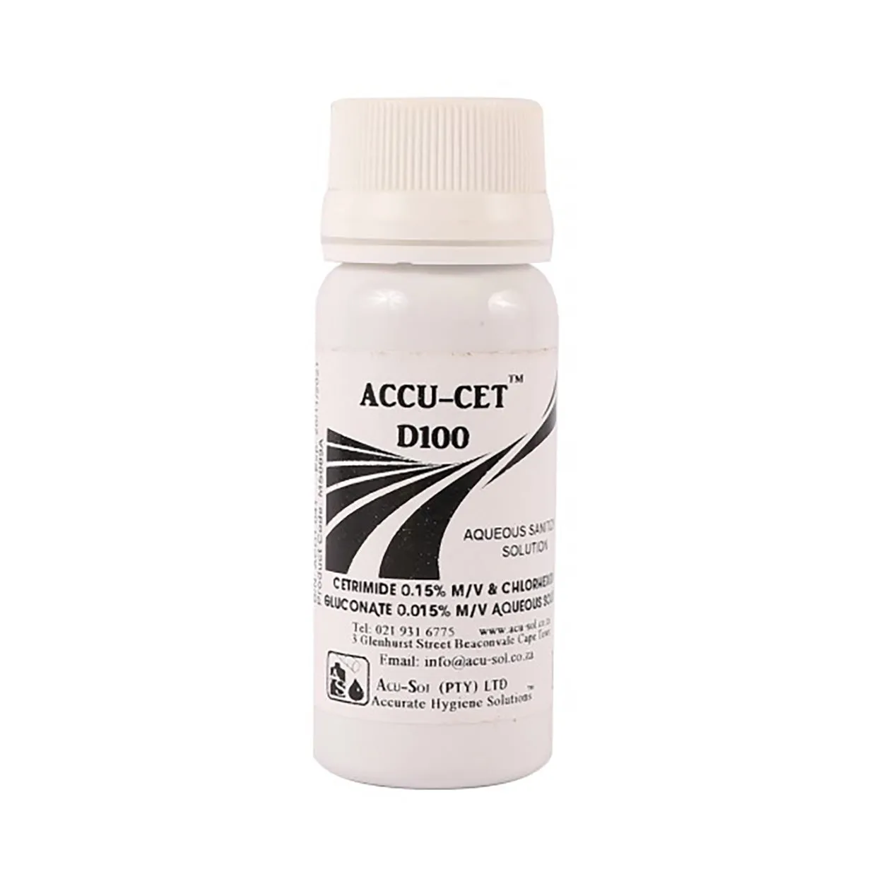 Accu-Cet D100 Cetrimide Chlorhexidine 0.15% 50ml