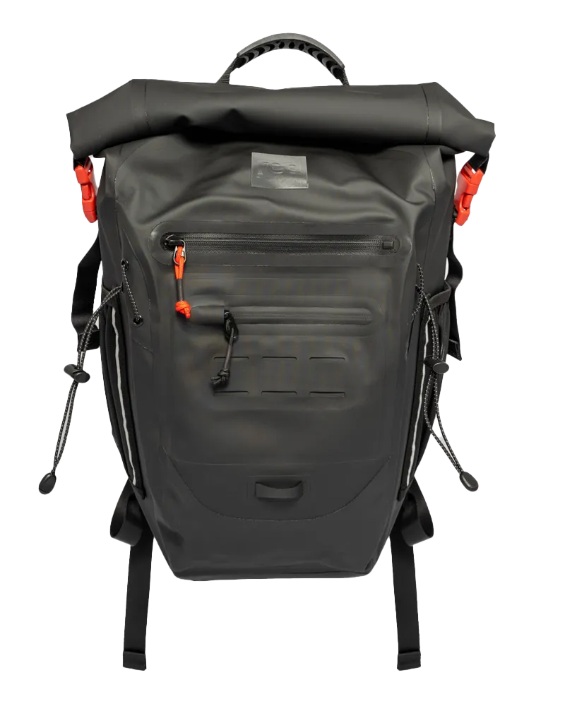 Adventure Waterproof 30L Backpack in Obsidian Black