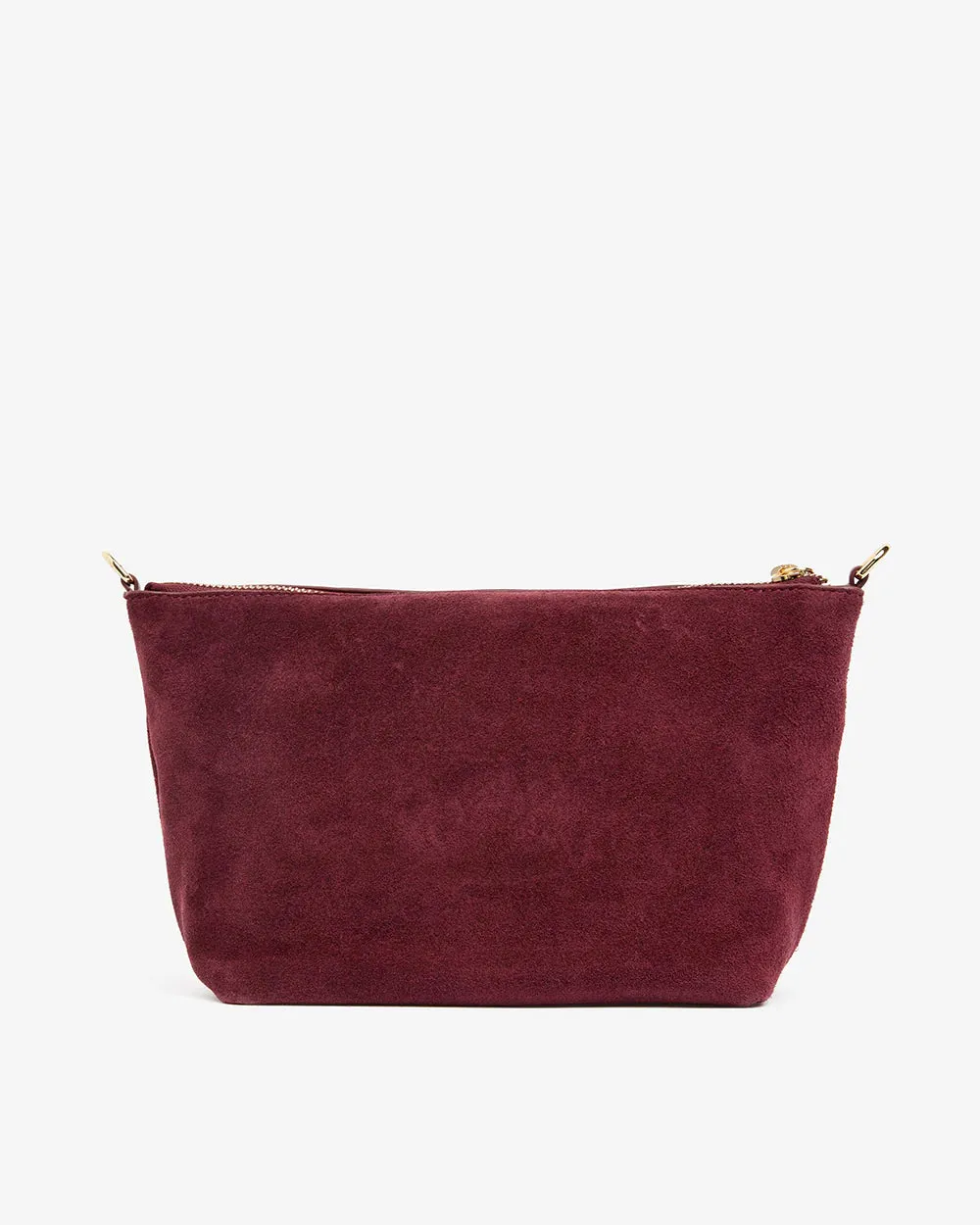 AGNES BAG | Burgundy Suede