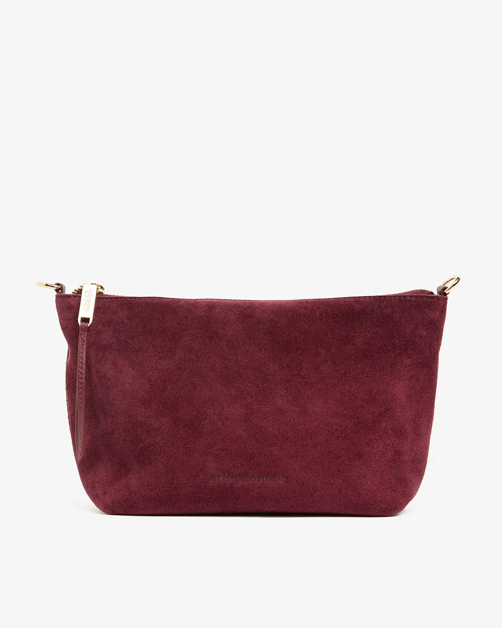 AGNES BAG | Burgundy Suede