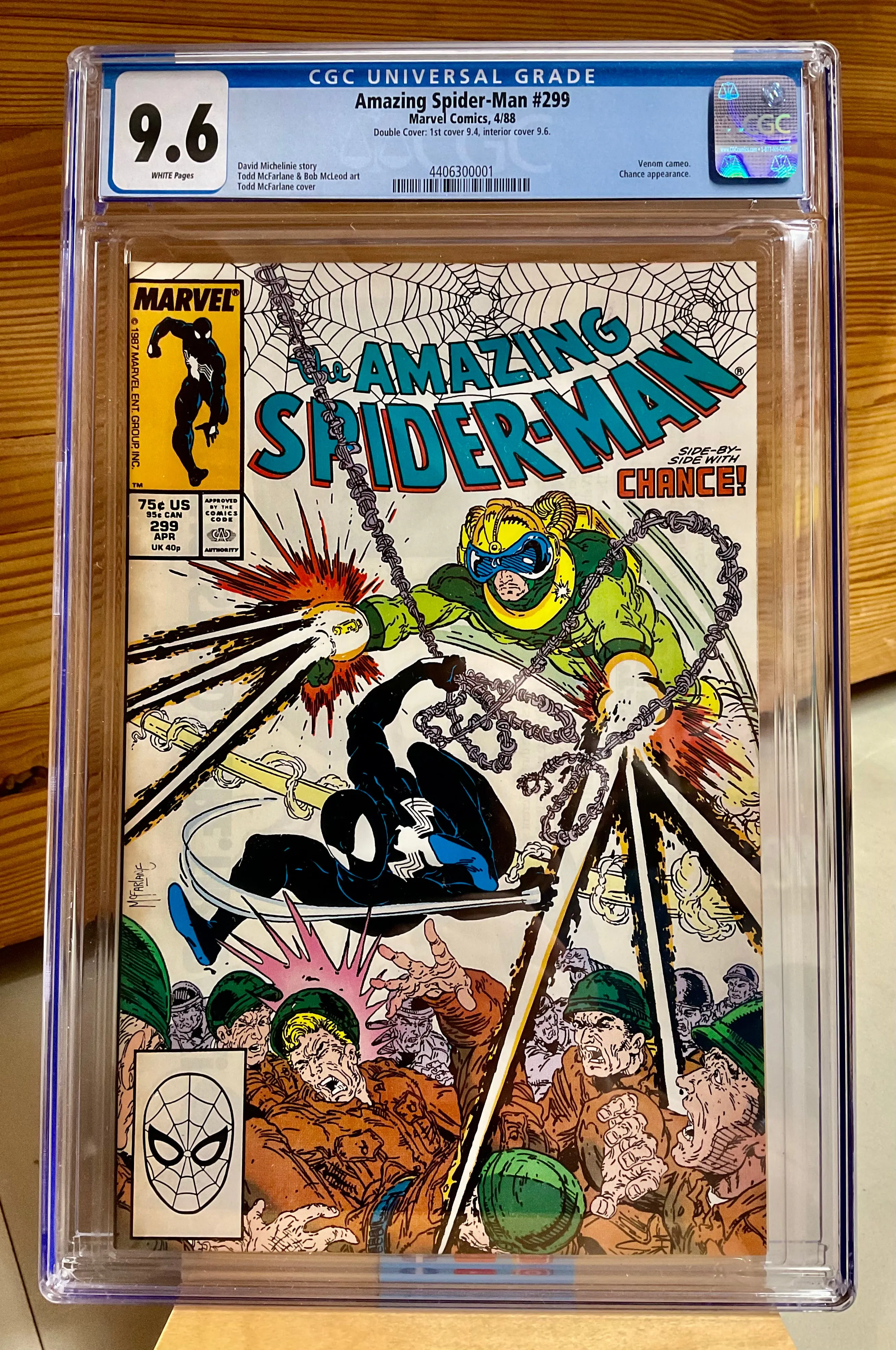 Amazing Spider-Man #299 (1988) Rare Double Cover - 1st Venom (cameo)