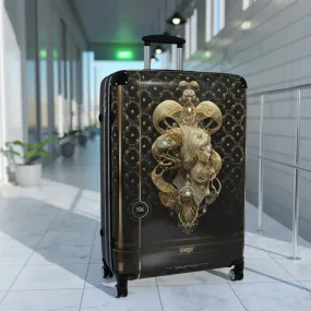 Angel on my Suitcase Carry-on Suitcase 3 Sizes Baroque Travel Luggage Hard shell Suitcase | D20118A