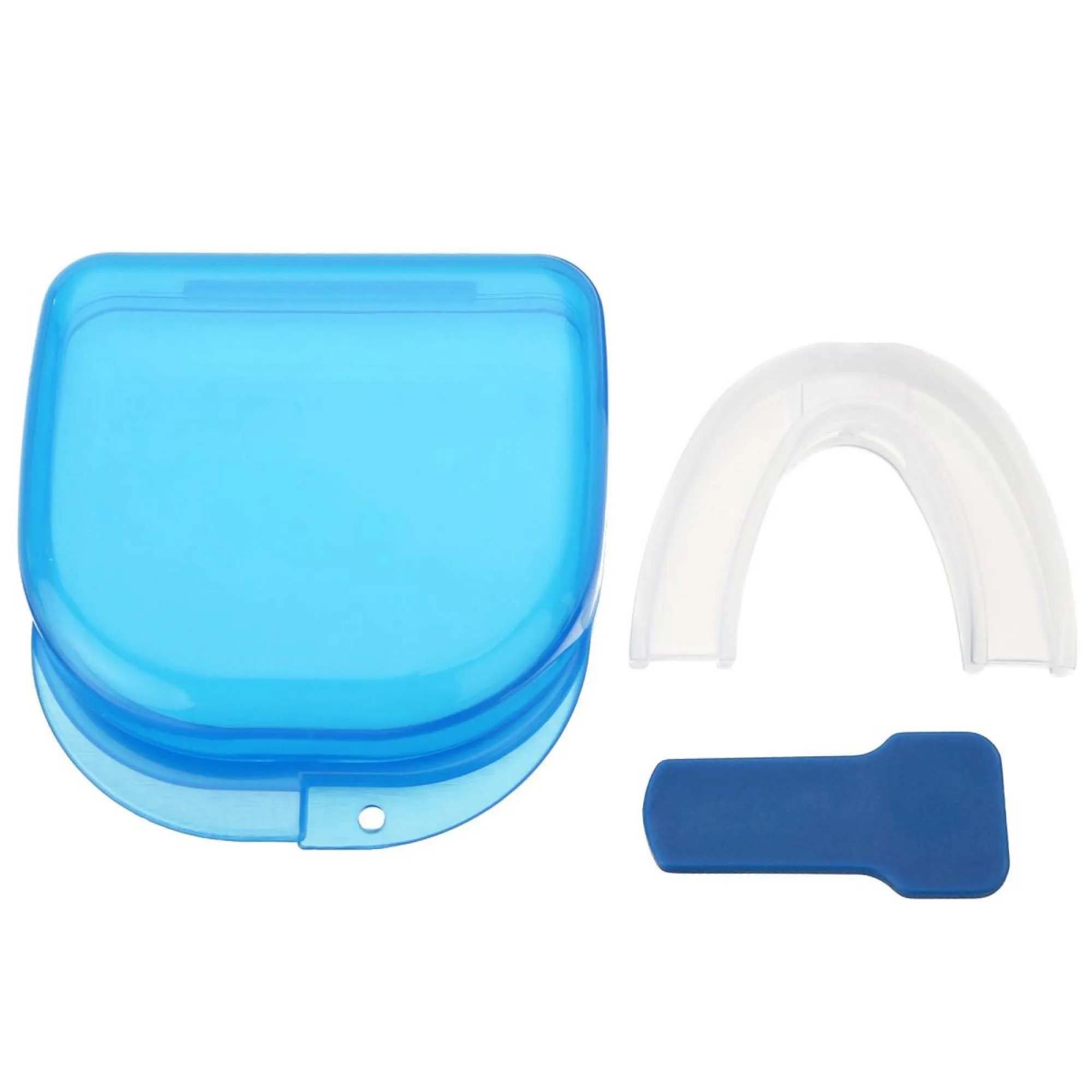 Anti-Snoring Soft Silicone Mouthpieces & Nose Clips Set