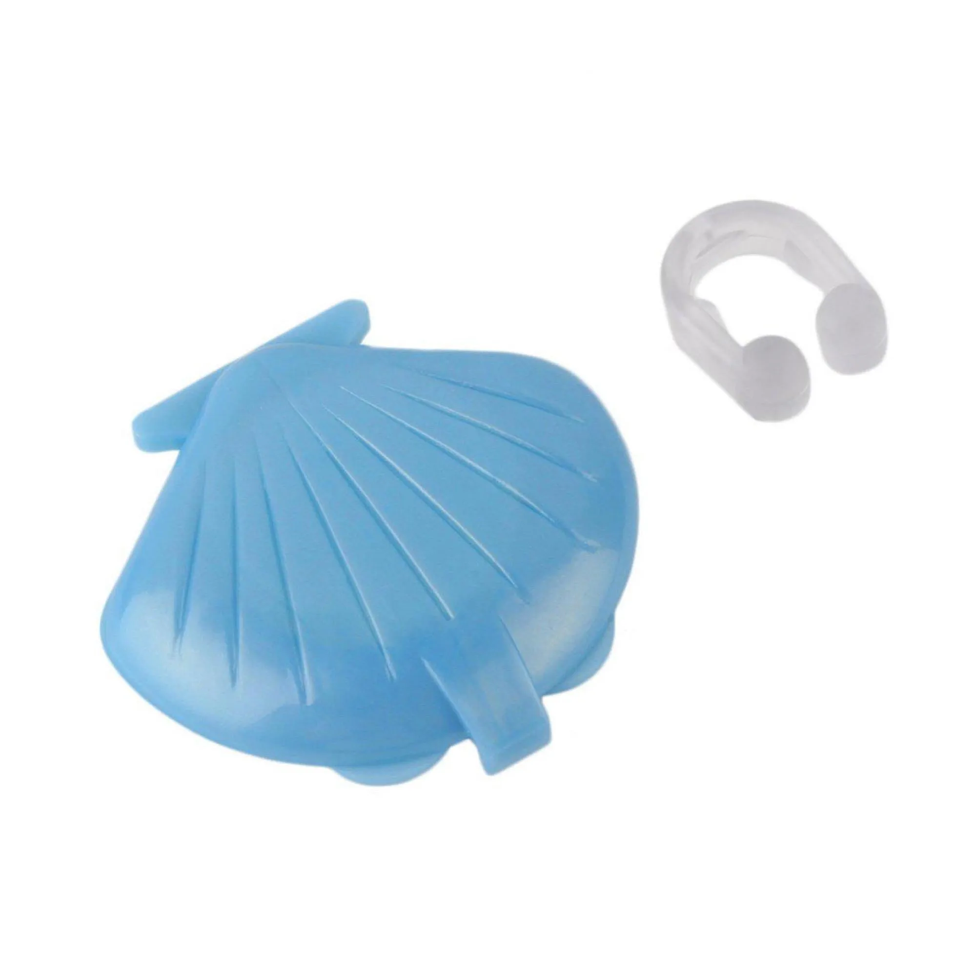 Anti-Snoring Soft Silicone Mouthpieces & Nose Clips Set