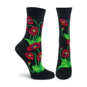 Apothecary Florals - Poppies Sock