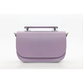 Aura Handmade Leather Bag - Pastel Violet