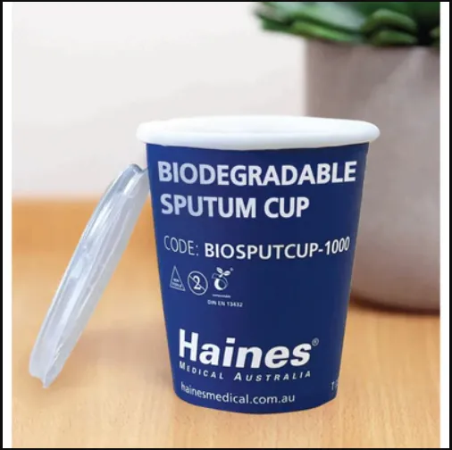 Biodegradable Sputum Cup - Ctn 1000