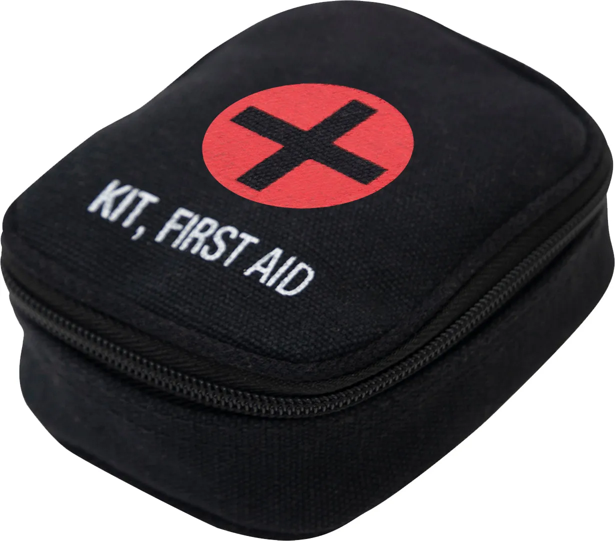 Black Military Zipper First Aid Kit Pouch