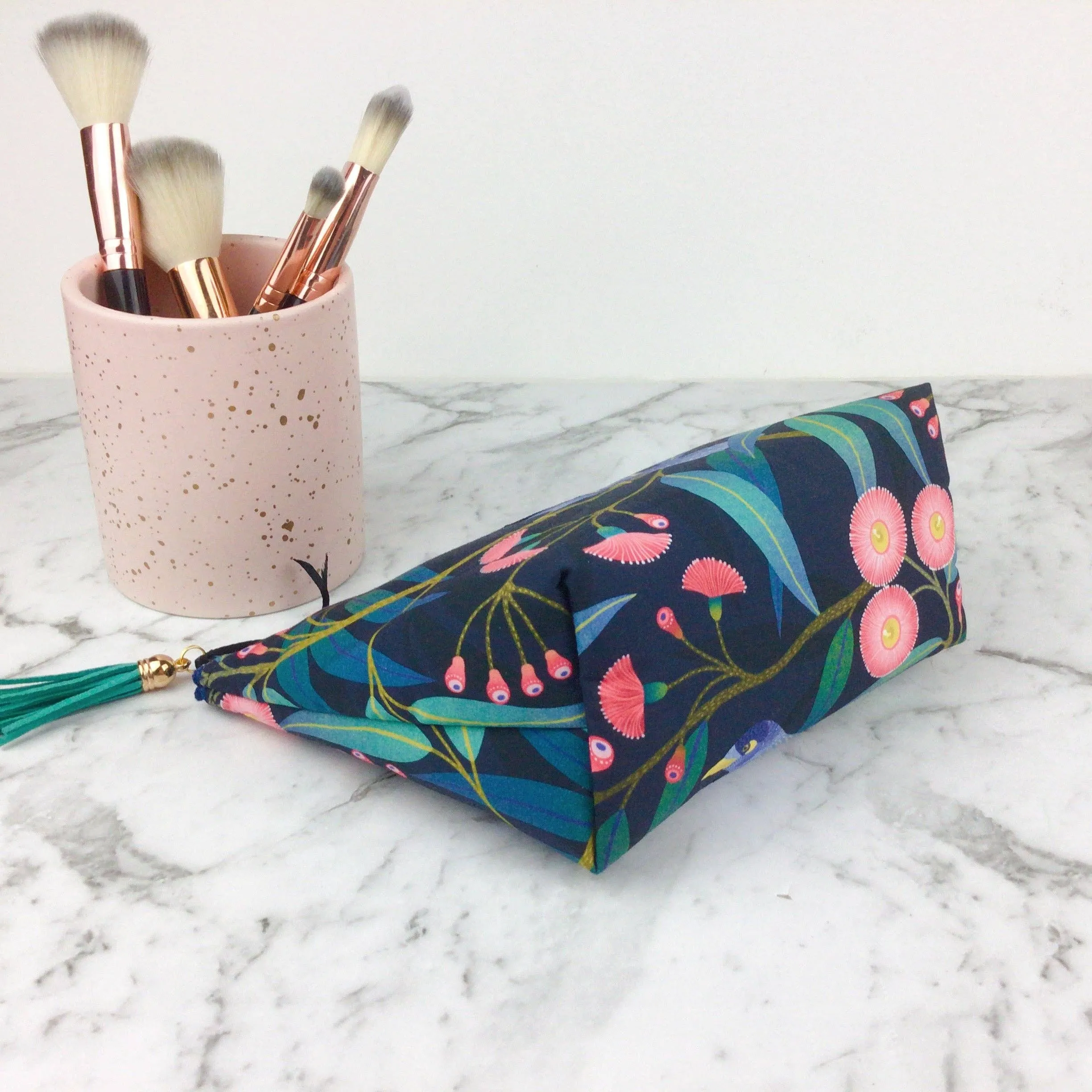 Blossom Bird Medium Cosmetic Bag.