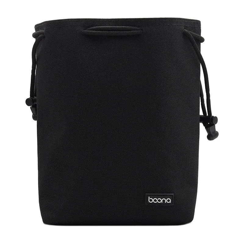 BOONA  Camera Bag Lens Bag Camera Pouch Lens Case  Drawstring Pouch for DSLR Nikon Canon Sony Pentax Waterproof Velvet Protect