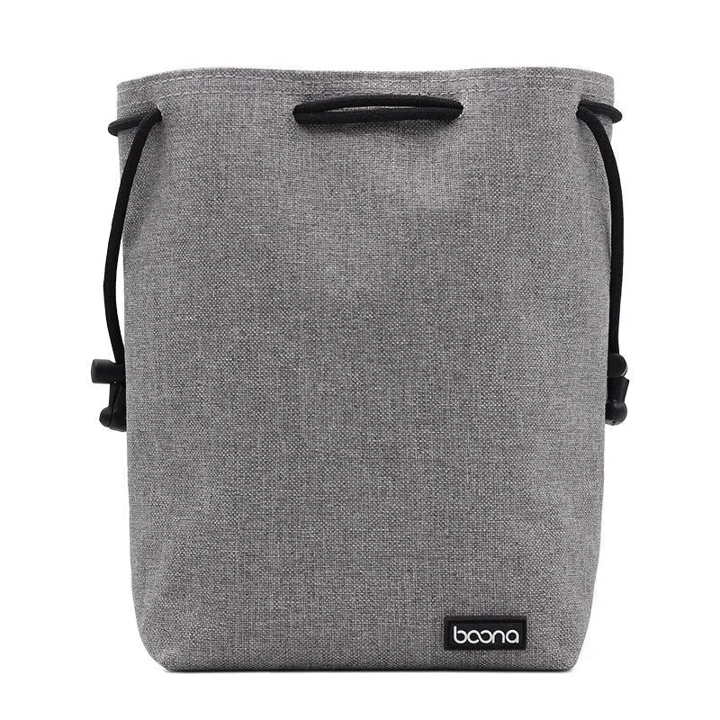 BOONA  Camera Bag Lens Bag Camera Pouch Lens Case  Drawstring Pouch for DSLR Nikon Canon Sony Pentax Waterproof Velvet Protect