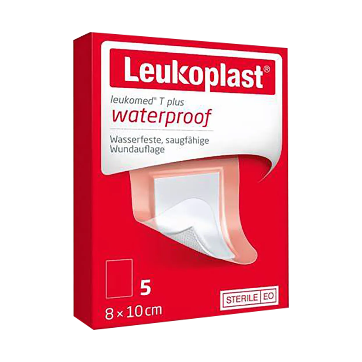 BSN Leukop Leukomed T Sterile 8cm x 10cm 5 Pack