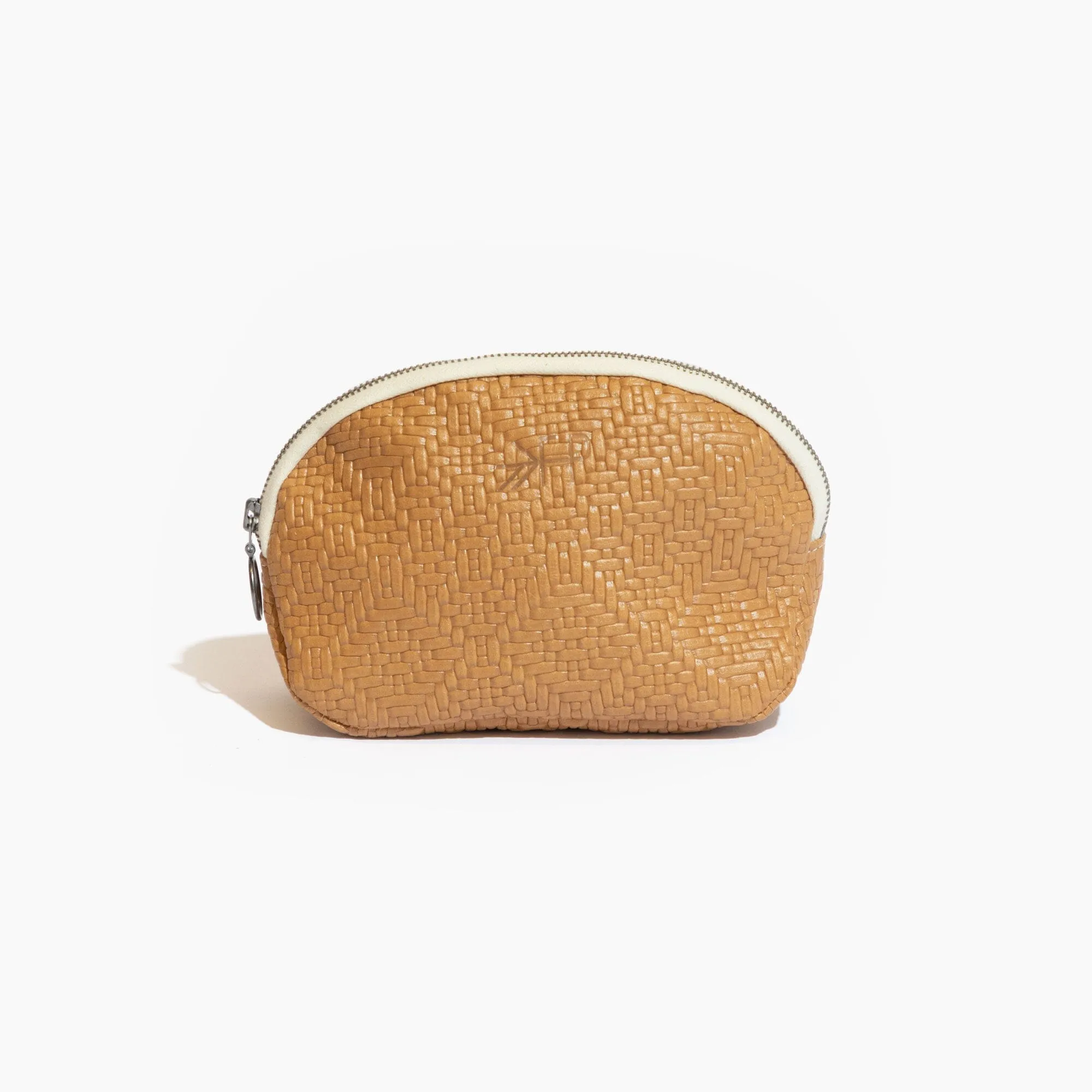 Butterscotch Weave Cosmetic Pouch