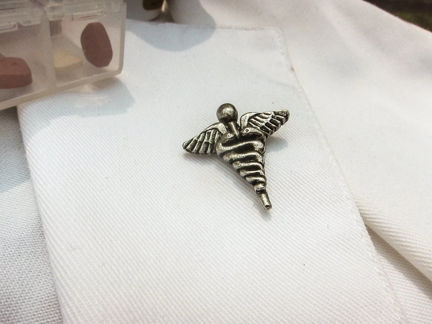 Caduceus Lapel Pin