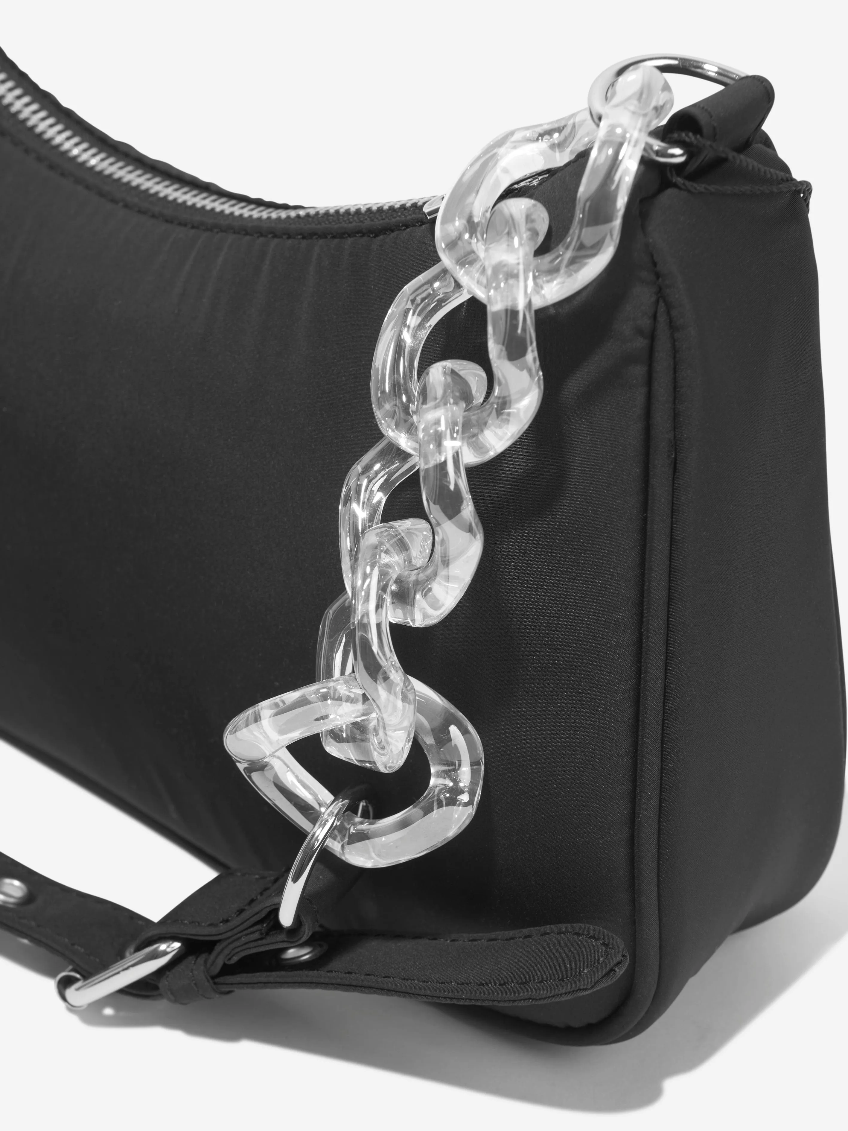 Calvin Klein Girls Chain Shoulder Bag in Black