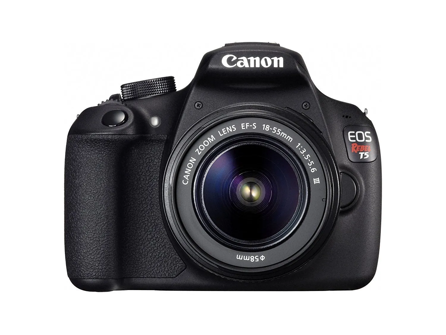 Canon EOS Rebel T5 18.0MP Camera with EF-S 18-55mm III Kit (International Model No Warranty)