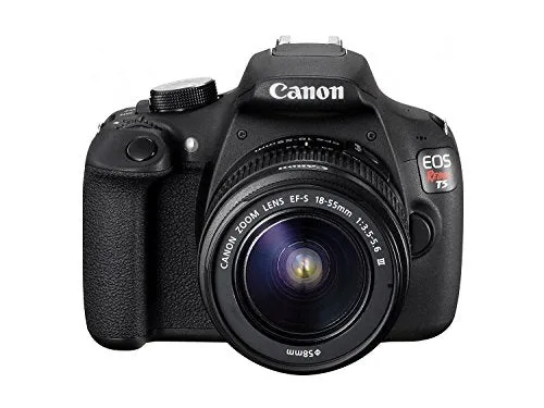 Canon EOS Rebel T5 18.0MP Camera with EF-S 18-55mm III Kit (International Model No Warranty)