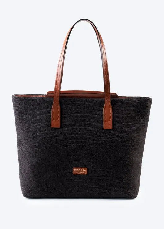 Cassis Canvas Shoulder Handbag