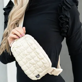 CC Quilted Puffer Belt Bag Fanny Pack