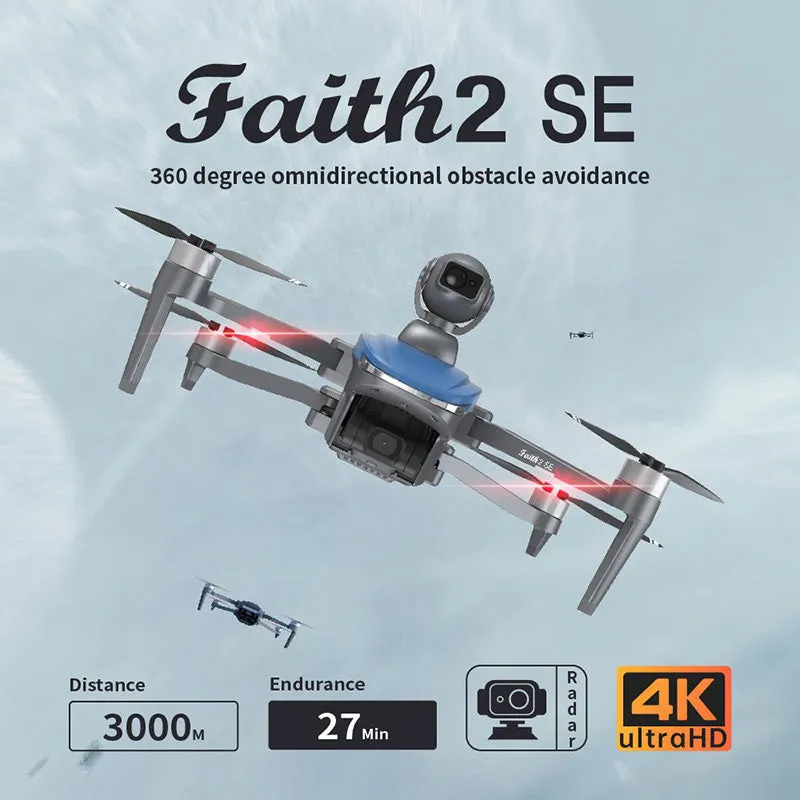 CFly Faith2 SE RC Drone 540° Obstacle Avoidance 3-Axis Gimbal Professional 4K Camera GPS 3KM FPV Quadcopter