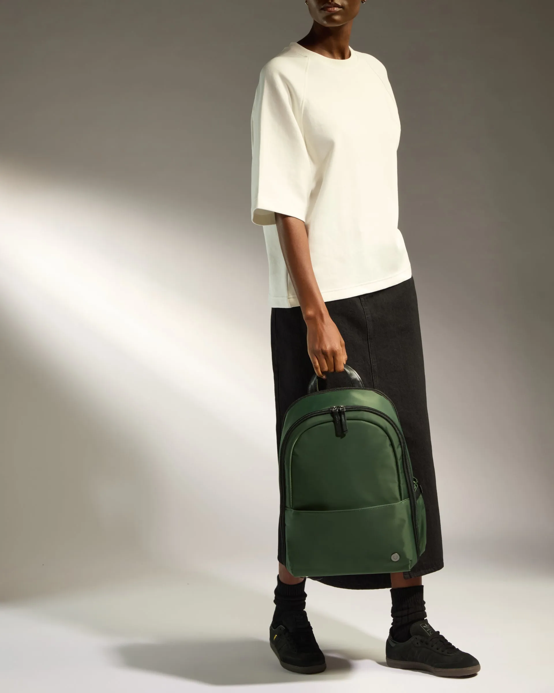 Chelsea Backpack in Woodland Green