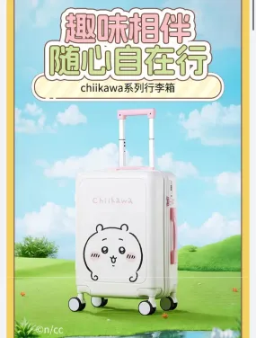 ChiiKawa X Miniso | ChiiKawa Pink & White Suitcase - Kawaii Item Decoration