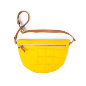 Clare V. - Grande Fanny Bag in Yellow Quilted Puffer