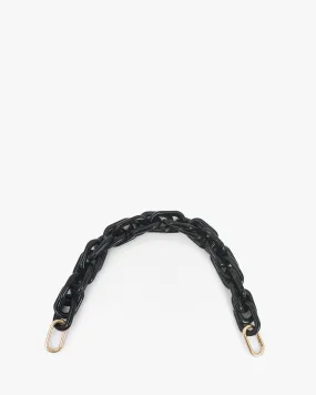 Clare V - Shortie Strap in Black Resin