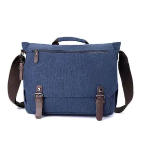 Classic Canvas Messenger Bag | 15 Inch Laptop Satchel