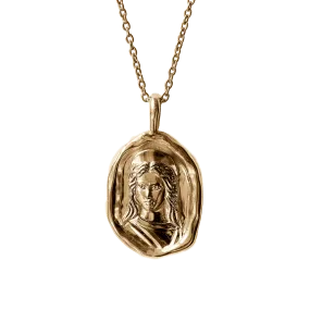 Clytemnestra Molten Gold Pendant