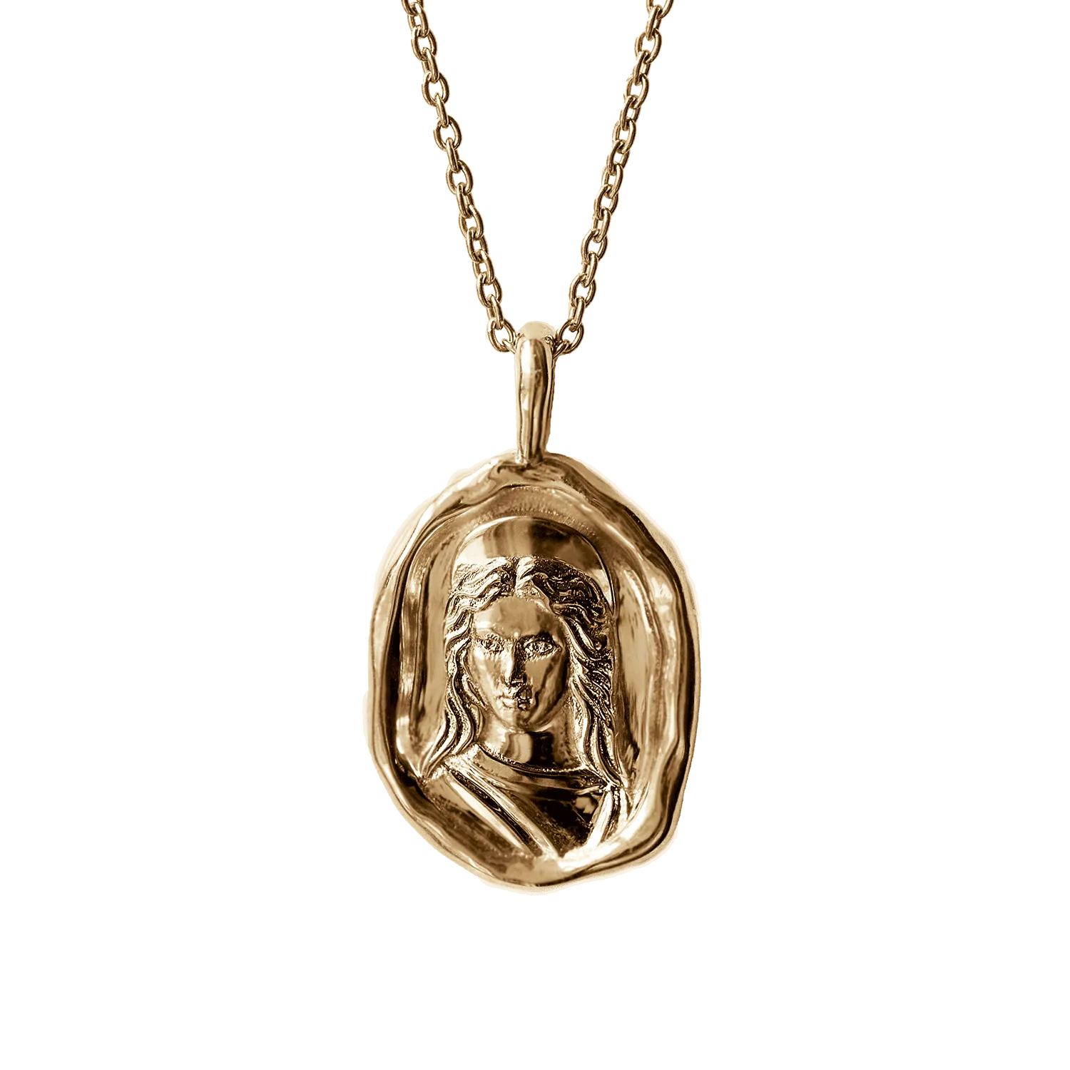 Clytemnestra Molten Gold Pendant