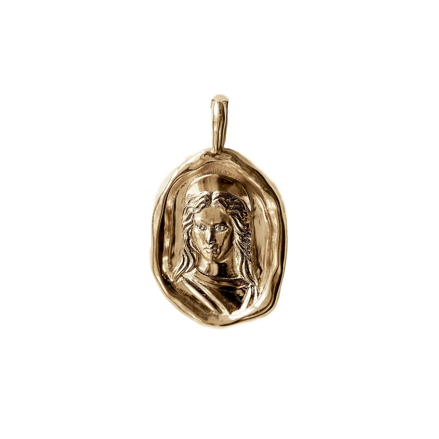 Clytemnestra Molten Gold Pendant