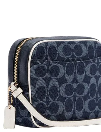 Coach Mini Camera Bag In Signature Jacquard