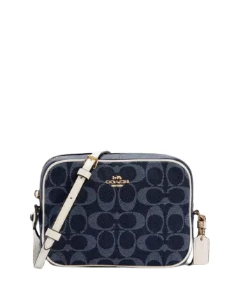 Coach Mini Camera Bag In Signature Jacquard