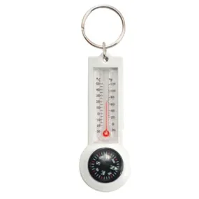 Compass - Thermometer, White