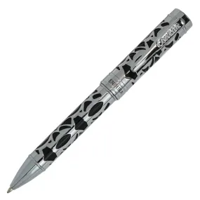 Conklin Endura Deco Crest Ballpoint - Black with Chrome