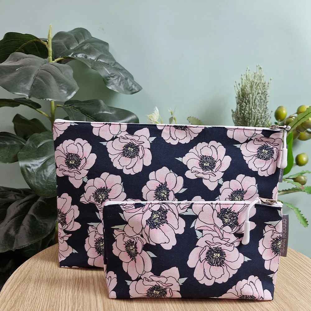 Cosmetic Bag - Cotton – Small - Peonia