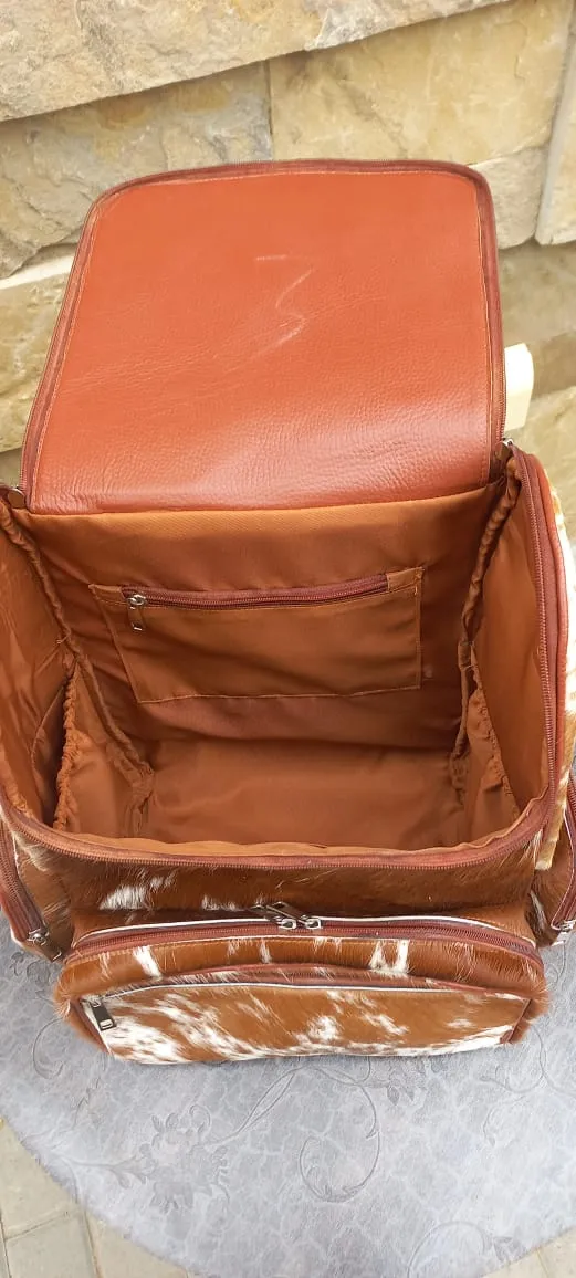 Cowhide Leather Backpack unique Leather Bag