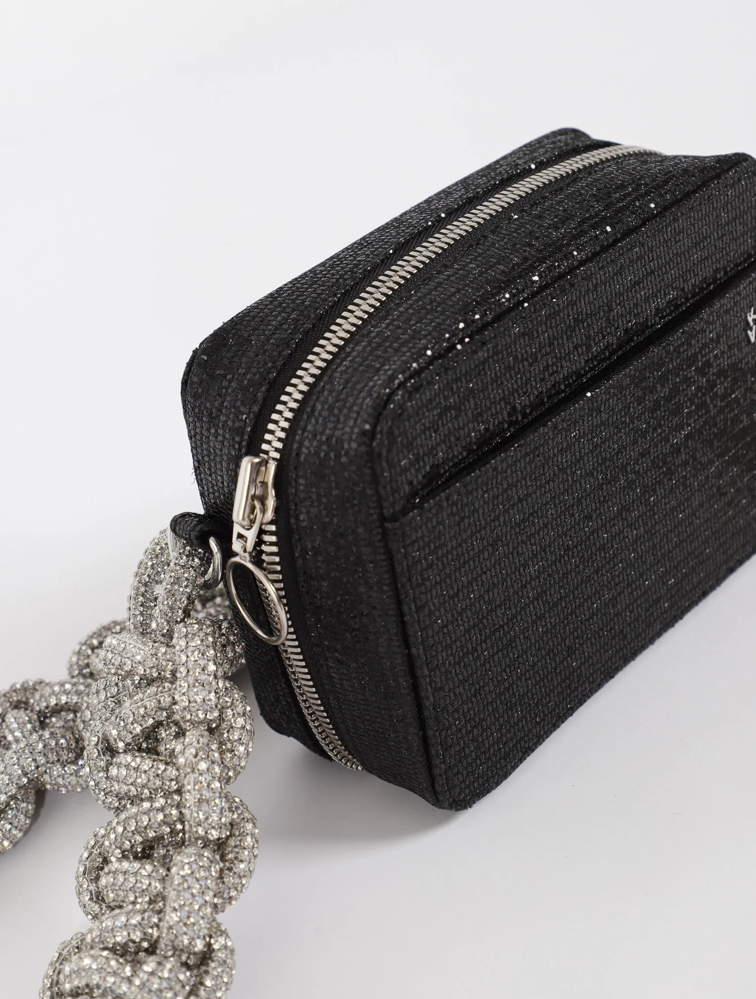 Crystal Cobra Glitter Camera Bag