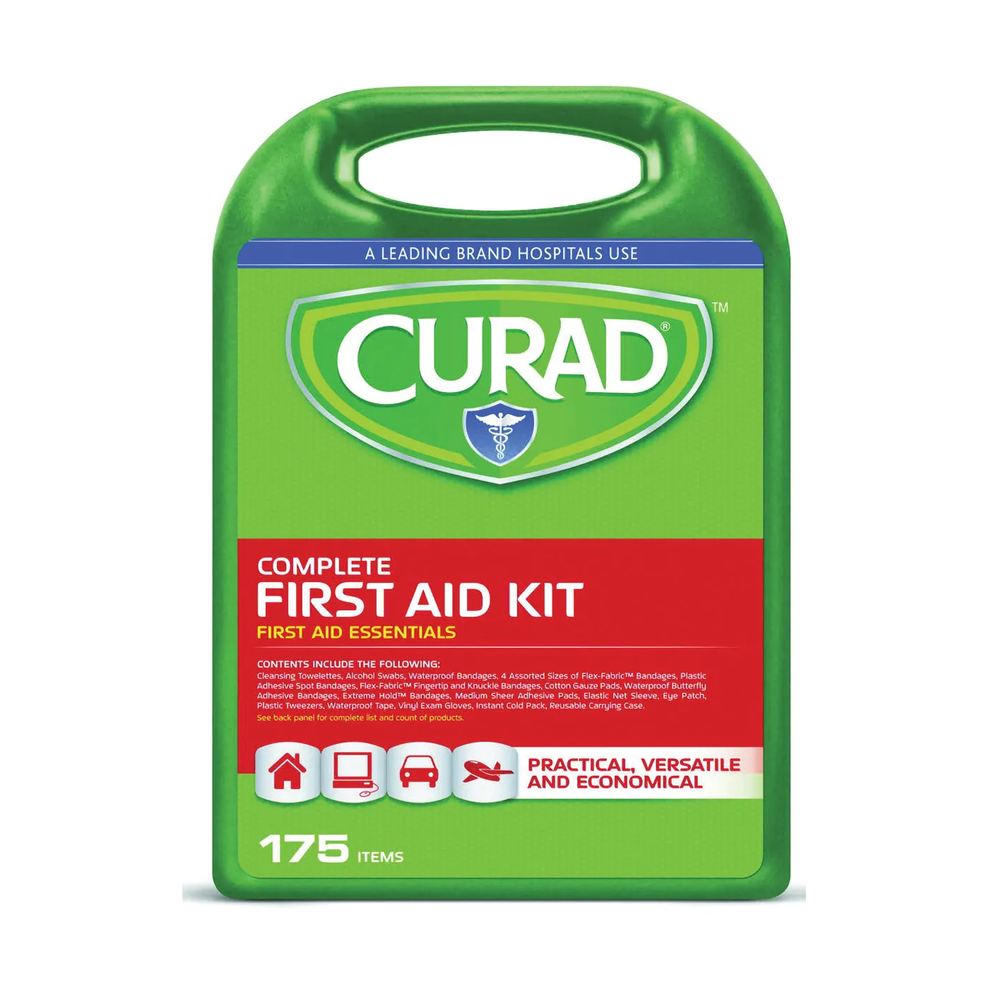 CURAD CURFAK300RB Latex-Free Complete First Aid Kit